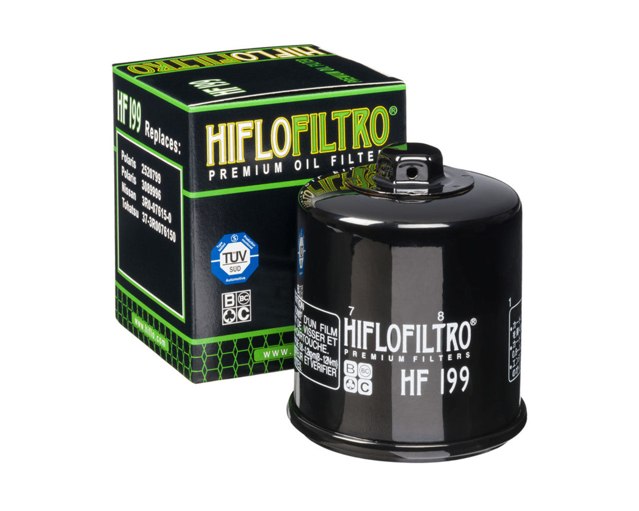 HiFlo Oil Filter HF199 Polaris ATV/UTV Sportsman 550-0199