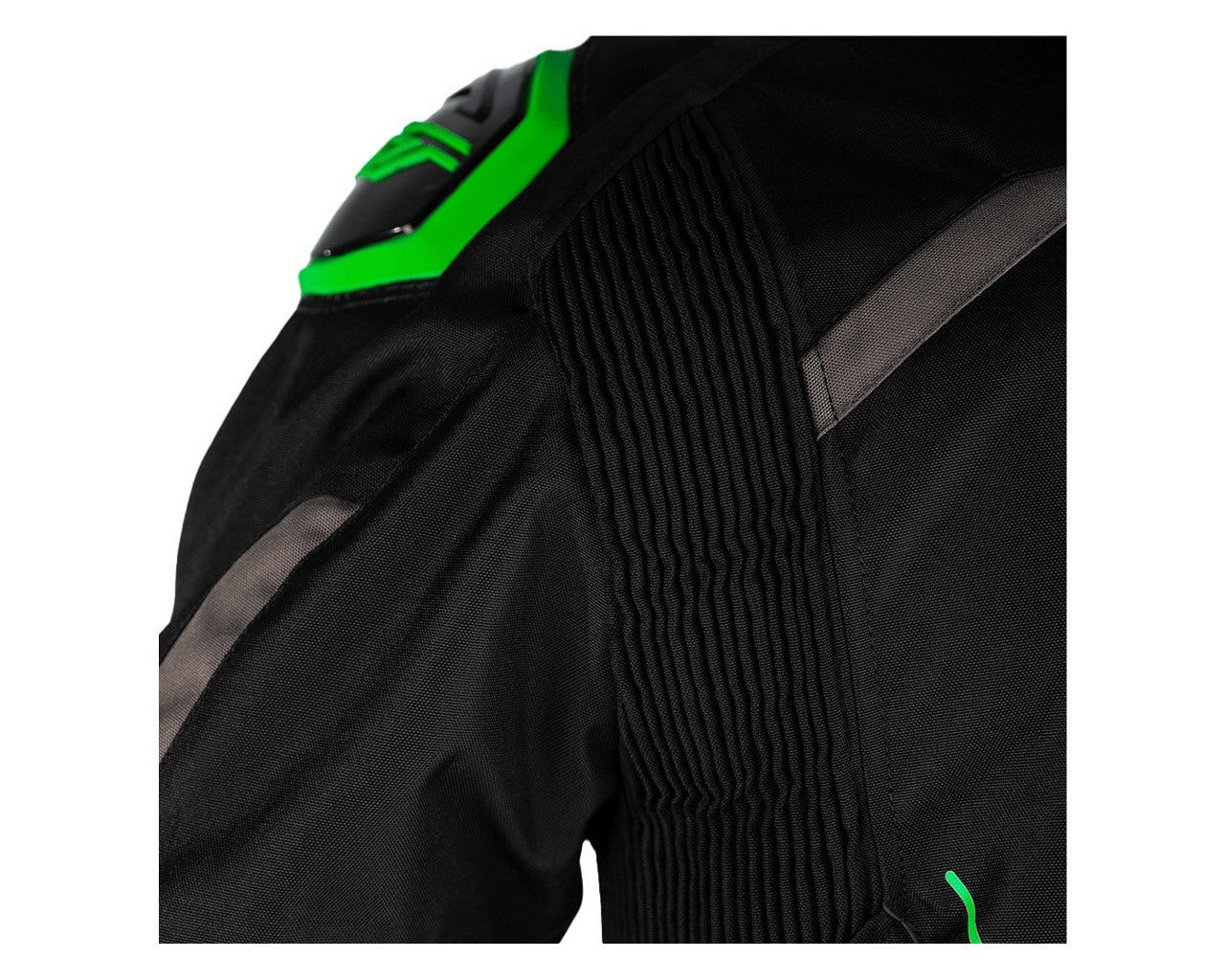 RST S-1 Textile CE Motorcycle Jacket Black/Green 