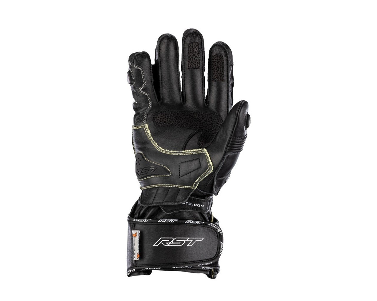 RST Tractech EVO 4 Leather Sport Motorcycle Gloves Black 