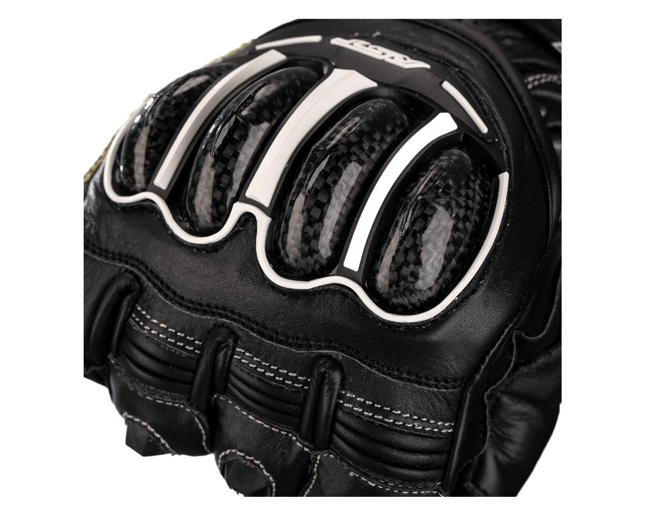RST Tractech EVO 4 Leather Sport Motorcycle Gloves Black 
