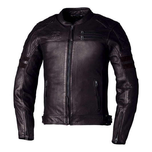 RST IOM TT Hillberry 2 Motorcycle Leather Jacket Brown 