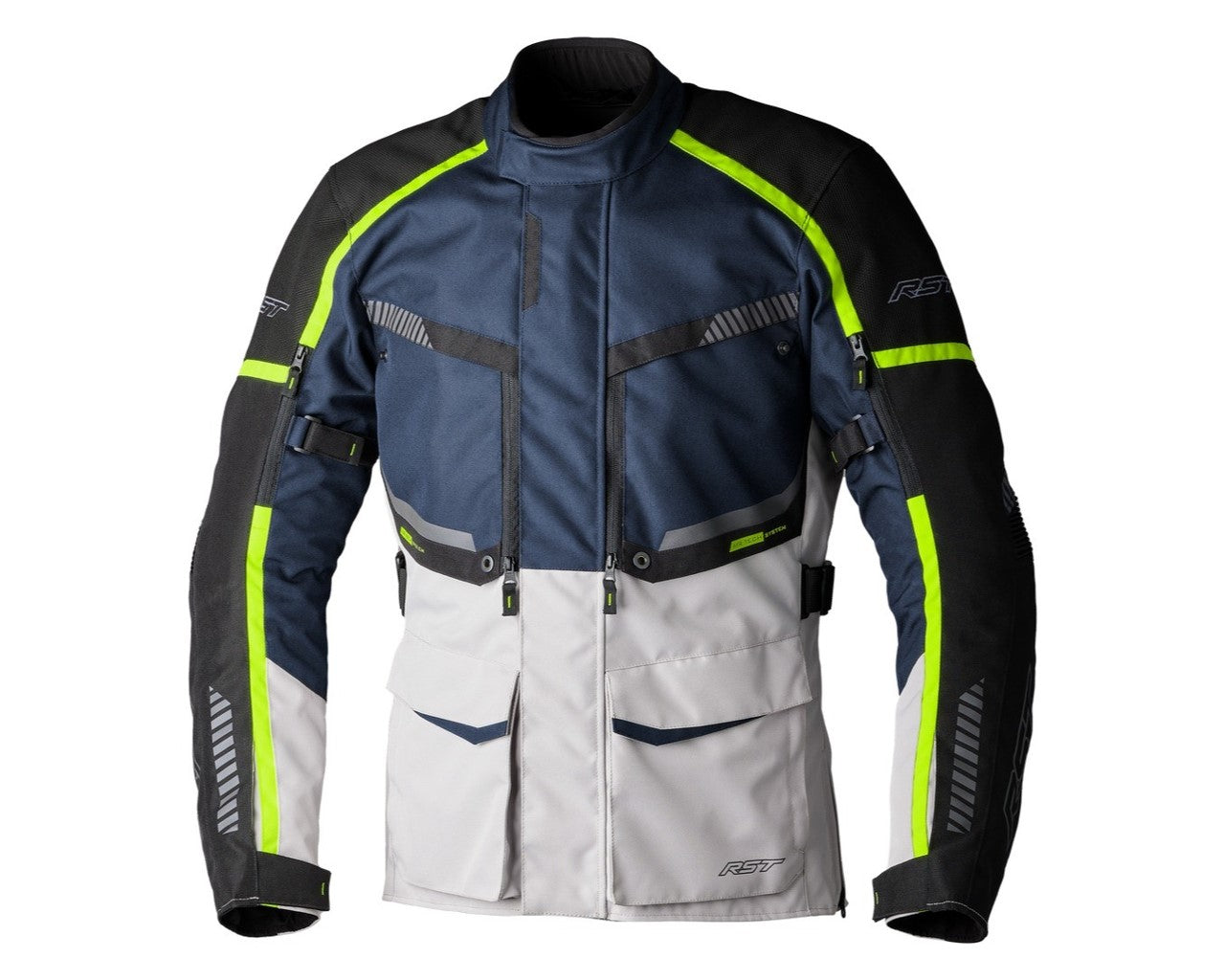 RST Maverick EVO CE Adventure Jacket Navy/Silver Large 556-3198244