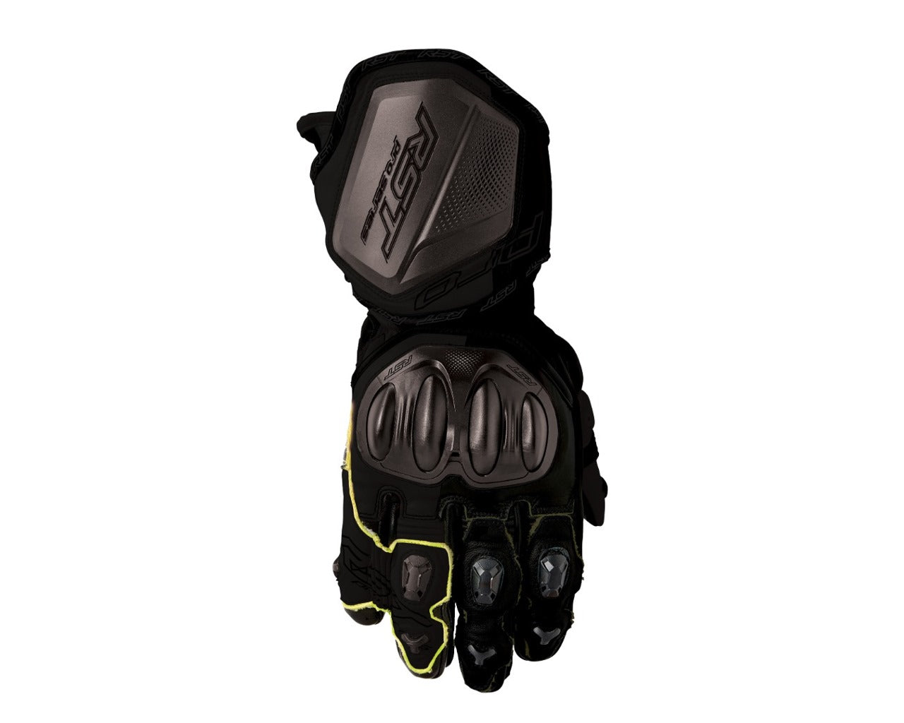 RST Pro Series GP D3O Motorcycle Sport Leather Gloves Black 