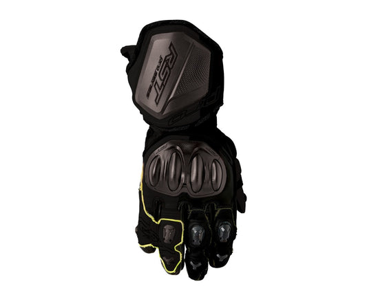 RST Pro Series GP D3O Motorcycle Sport Leather Gloves Black 