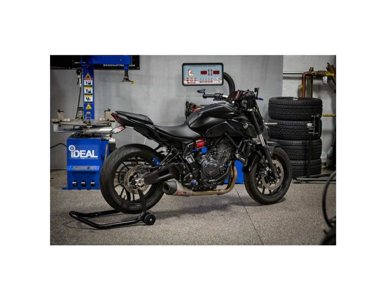 Fire Power Front / Rear Paddock Motorcycle Stand Black 56-08200