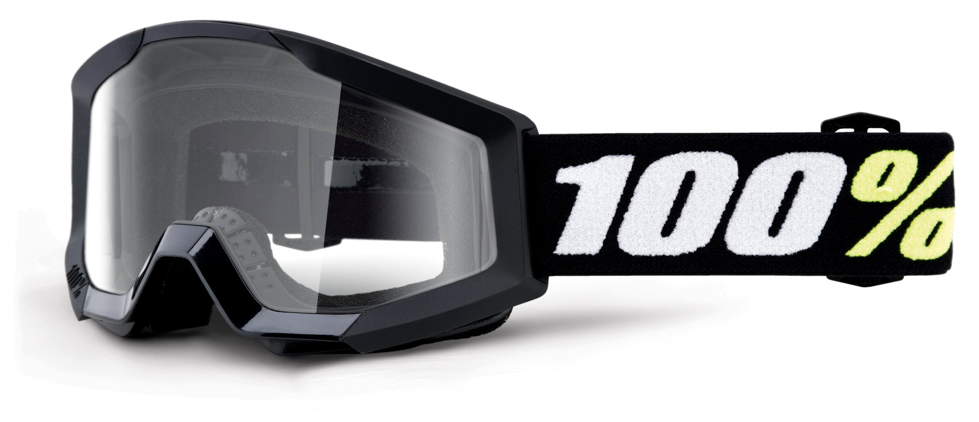 100% Goggles STRATA MINI BLK CLR Goggle  5651-1005-60