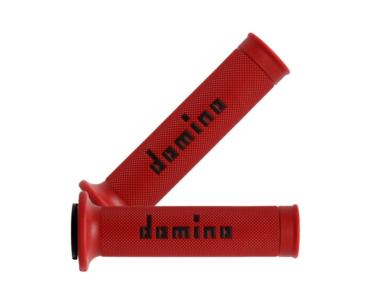 Domino Racing MotoGP Motorcycle Grip Pair 7/8" Red/Black 58-2273