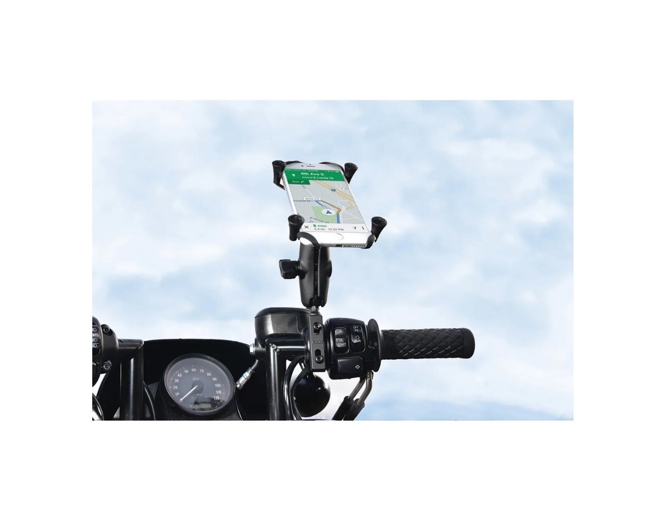 RAM X-Grip Large Phone Mount with Brake/Clutch Reservoir Mount RAM-B-174-UN10