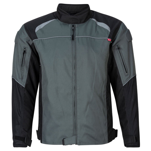 Noru Taifu Riding Jacket with Removable Waterproof Liner Gray/Black 