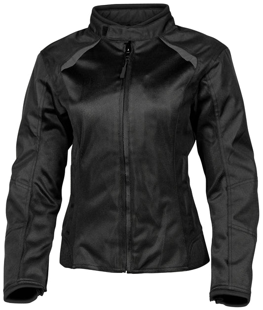 Noru Josei Womens Mesh Motorcycle Riding Jacket Black 