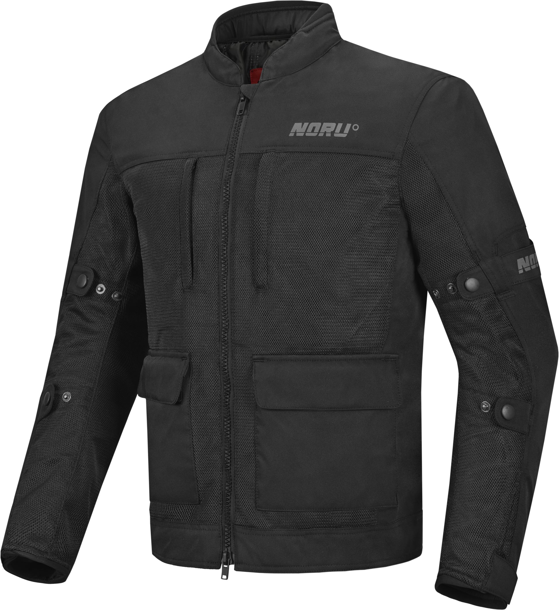 Noru Hakken Mesh Adventure Riding Jacket Black 