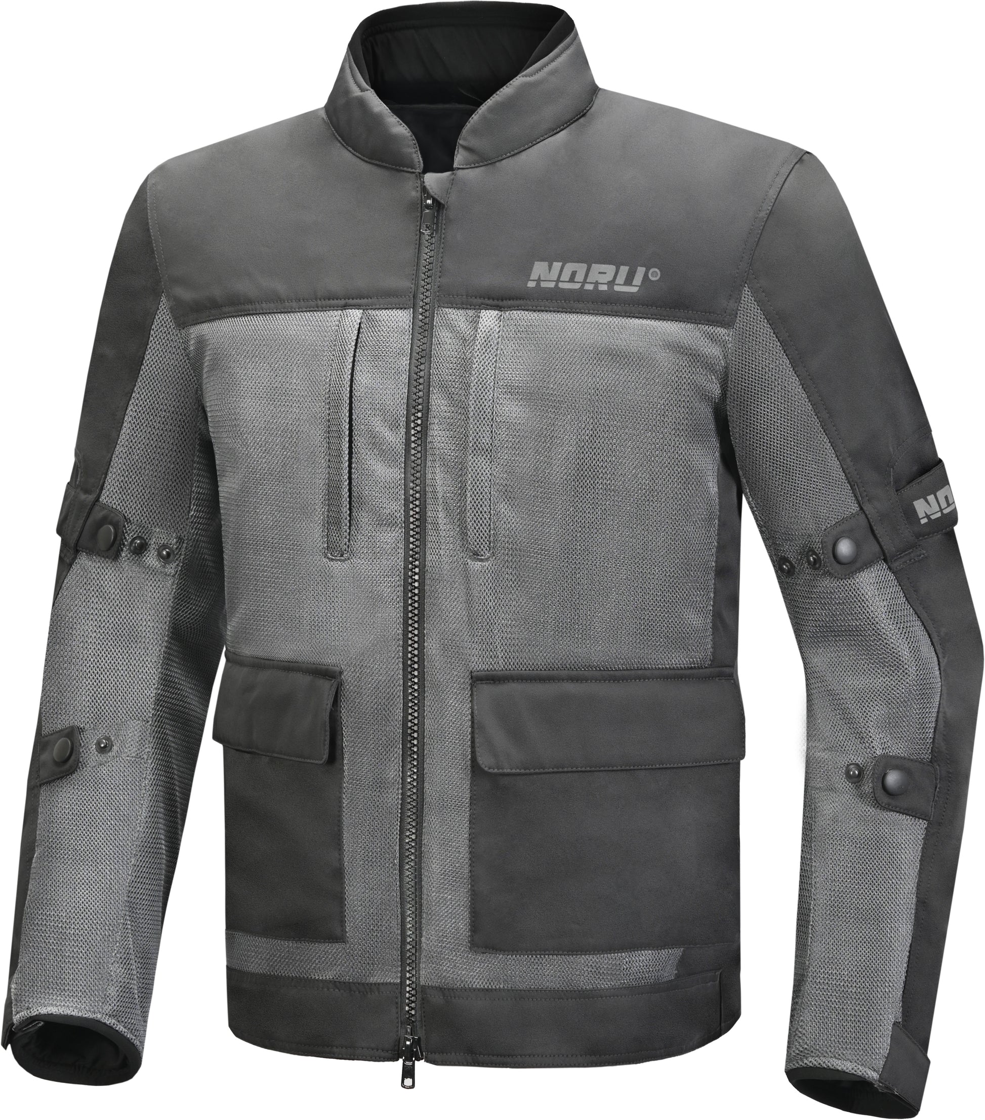 Noru Hakken Mesh Adventure Riding Jacket Grey 