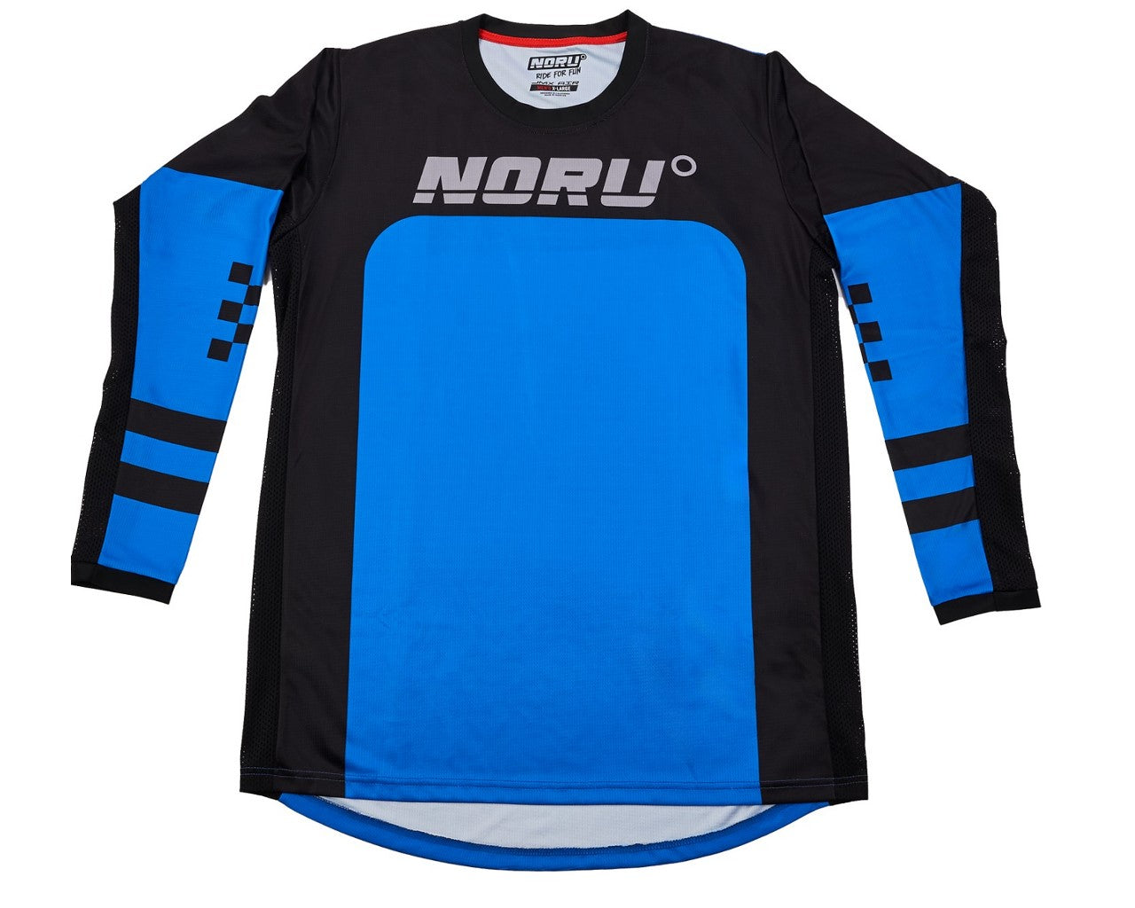 Noru JMX Vented Off Road MX Jersey Black 