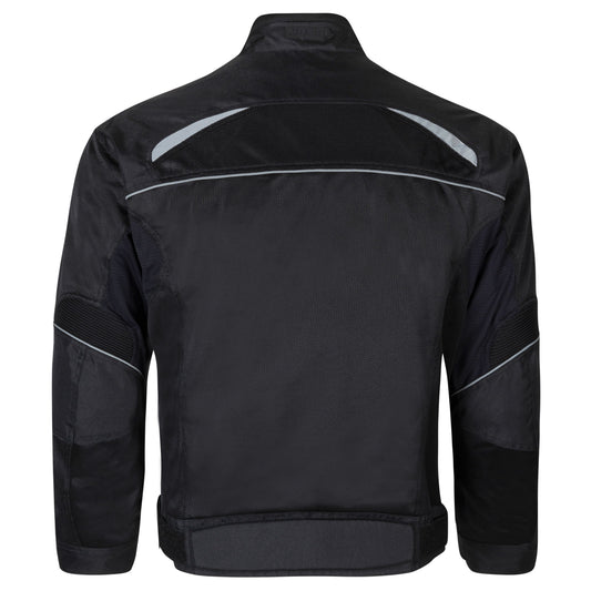 Noru Kuki Mesh Motorcycle Jacket w/ Zip Out Lining Black 