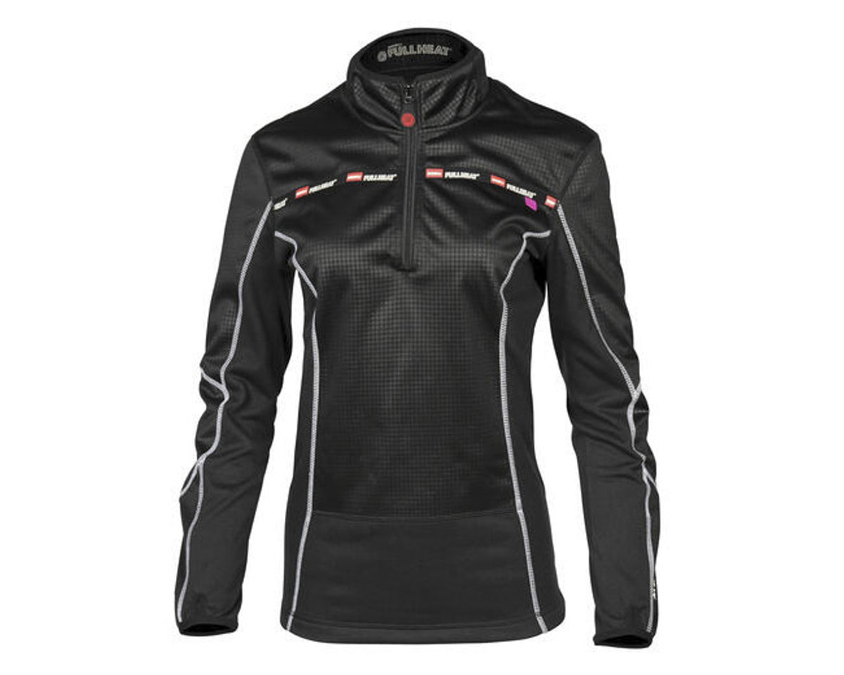 Noru Full Heat Half Zip Pullover Women's Base Layer Black 