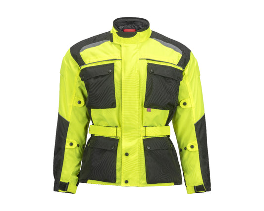 Noru Bosui 3/4 Waterproof Jacket Blacl/Fluoresent Yellow