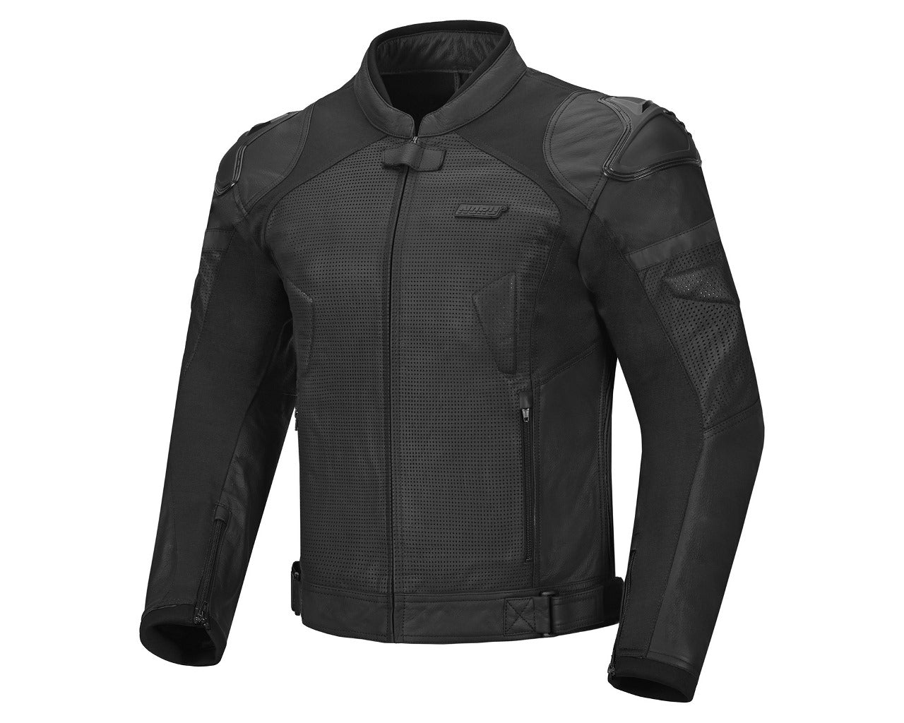 Noru Kaneda Leather Motorcycle Riding Jacket Black 