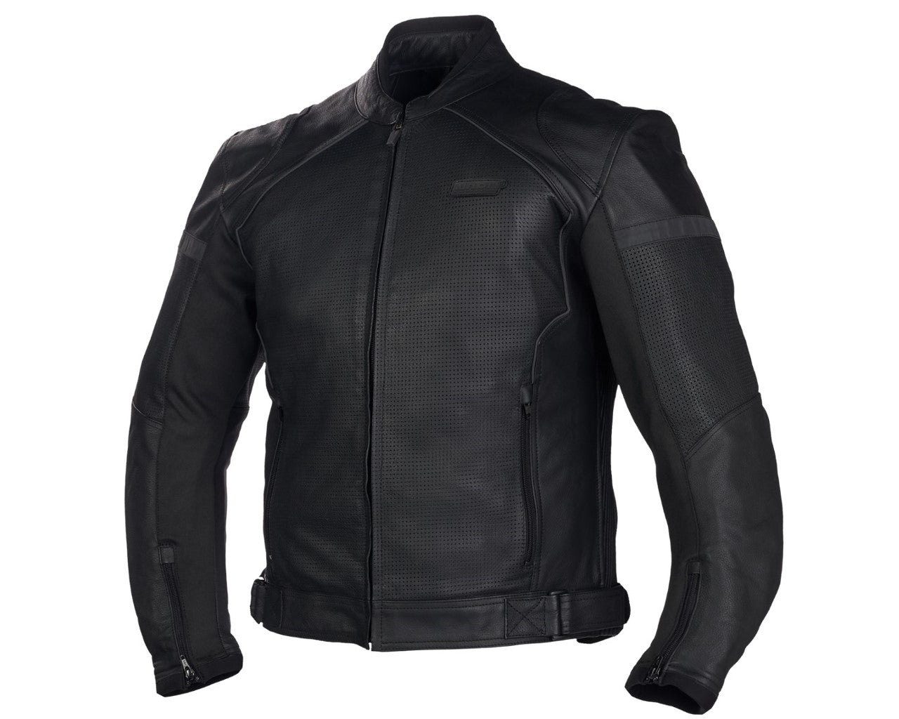 Noru Tetsuo Leather Motorcycle Riding Jacket Black 