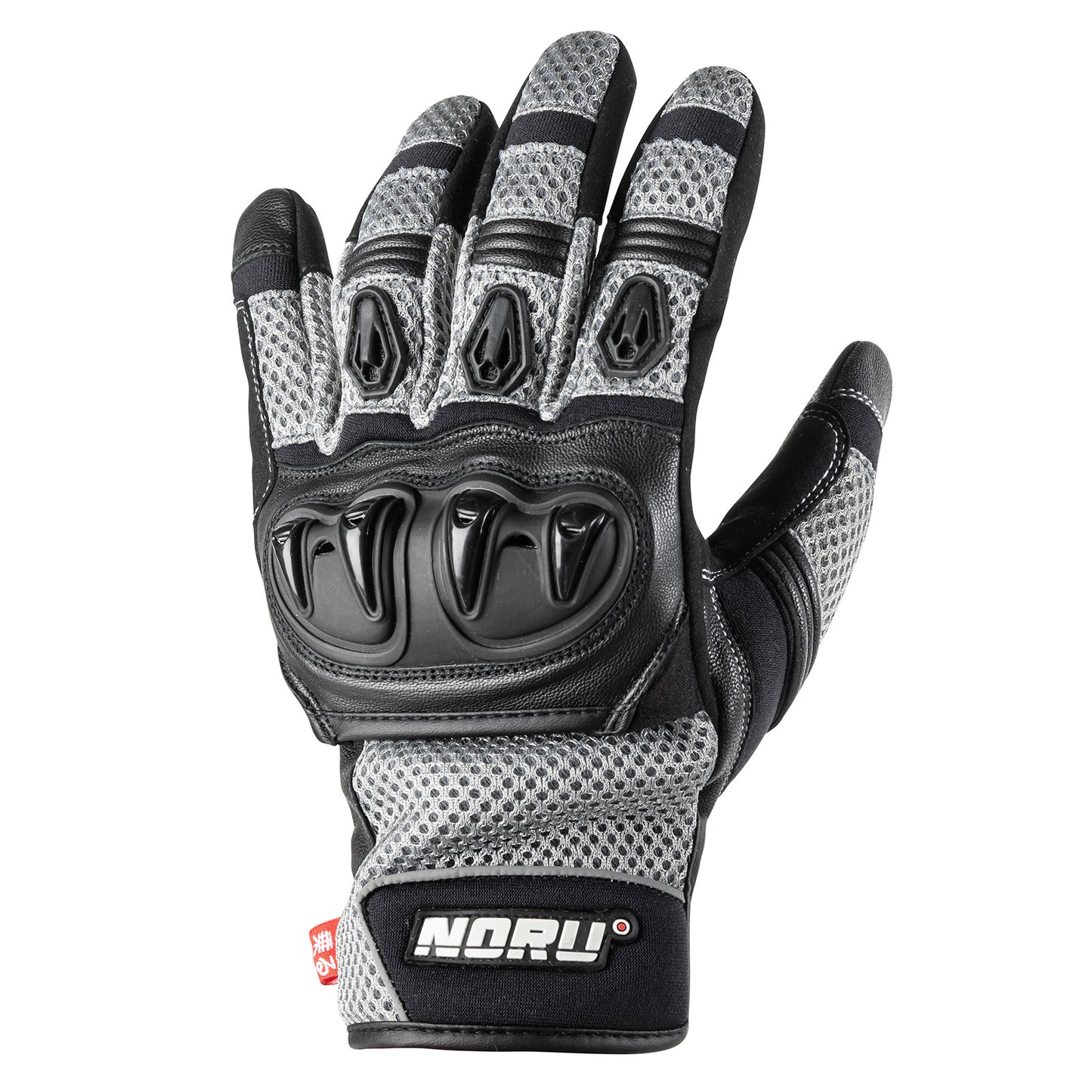 Noru Kiryu Mesh Summer Glove Grey/Black 