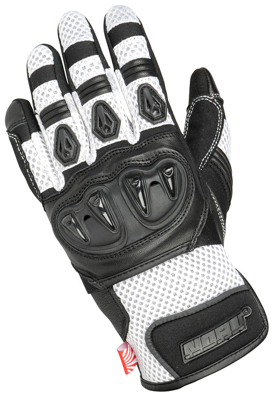 Noru Kiryu Mesh Summer Glove - Womens White/Black 