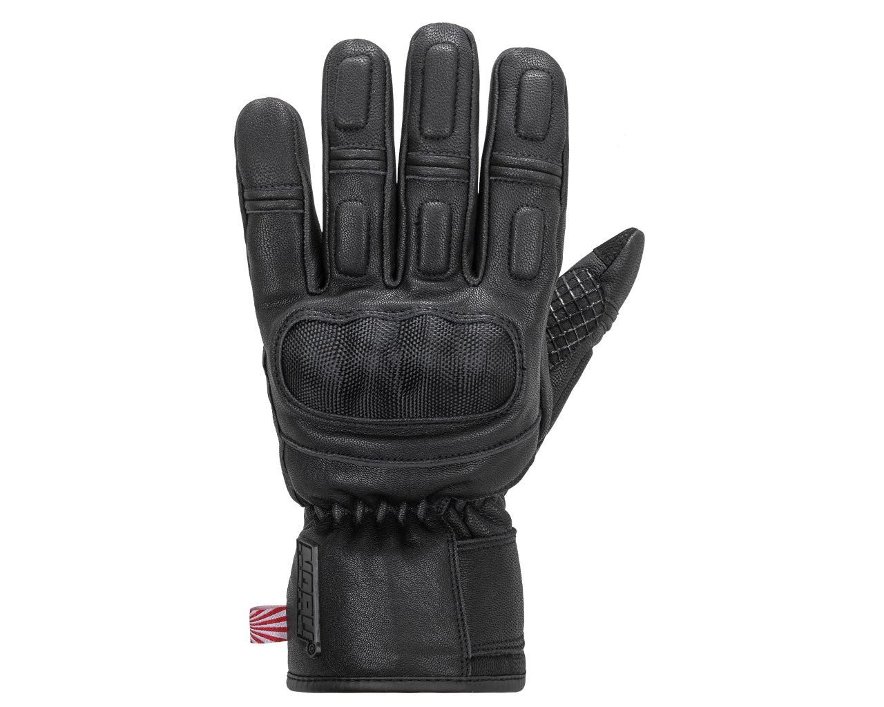 Noru REZA Waterproof Cold Weather Motorycle Gloves Black 