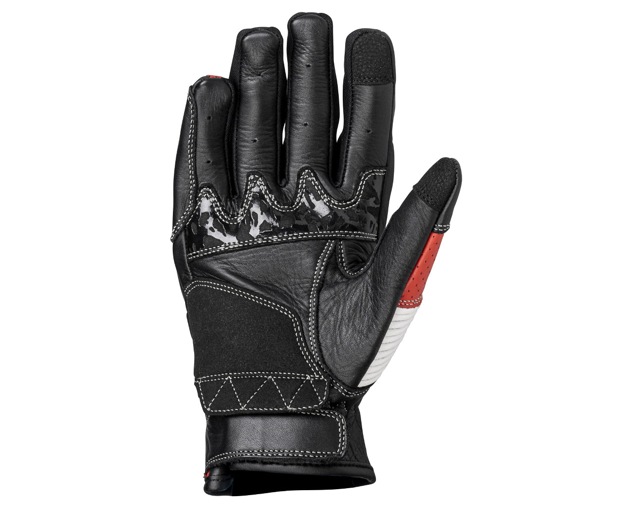 Noru Tekko Leather Sport Bike Glove Black 