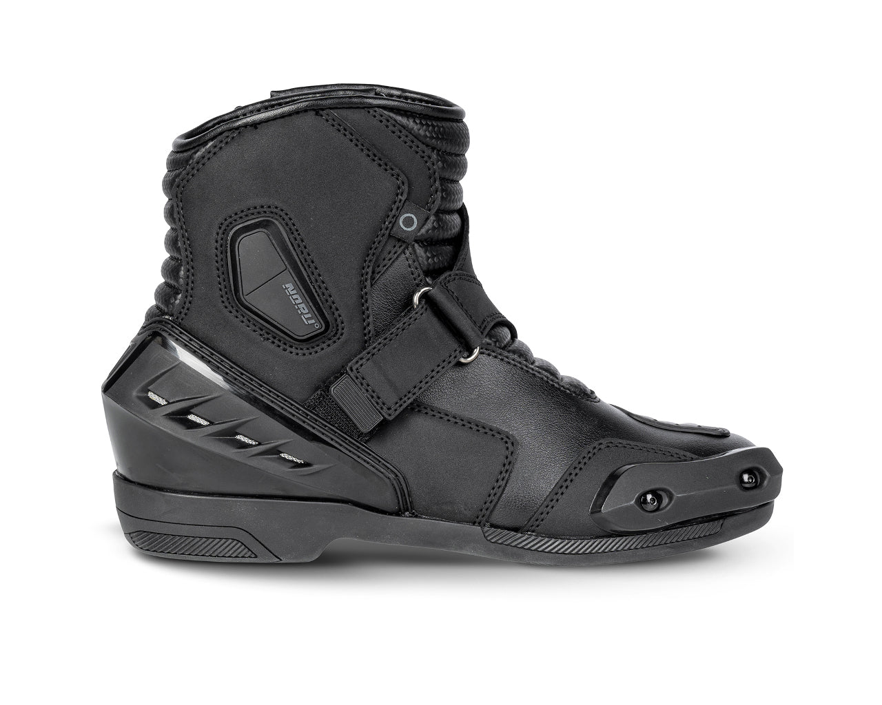 Noru IZU Leather Street Riding Boots Black