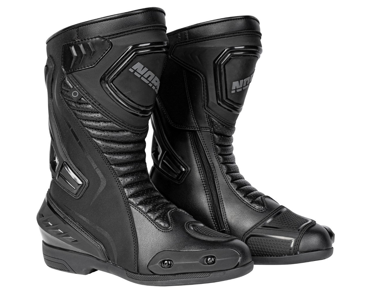 Noru Hakone Street / Track Motorcycle Boots Black 