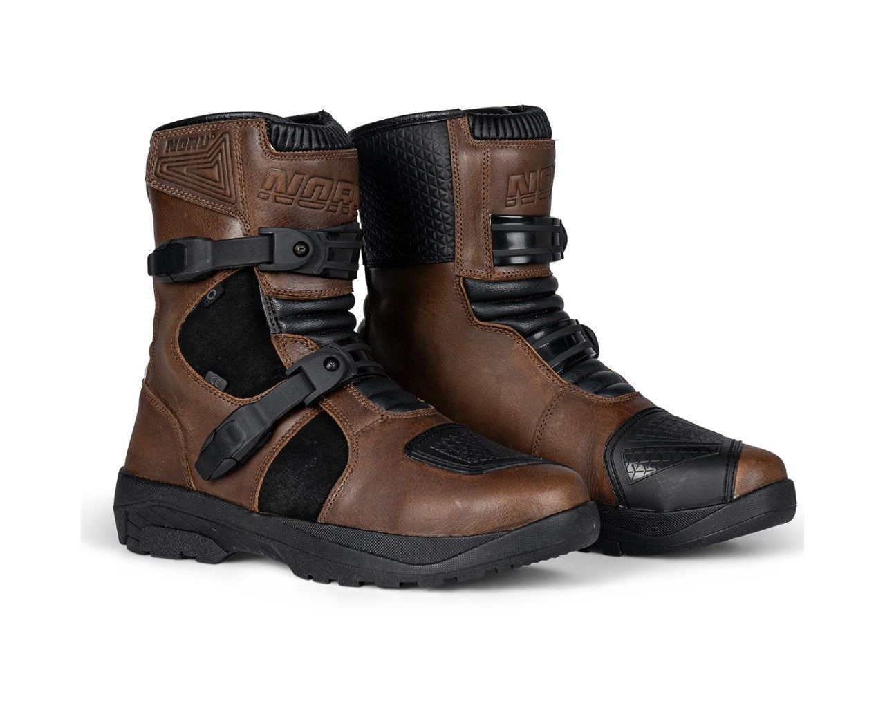 Noru Hakken Motorcycle Adventure Boot Brown 