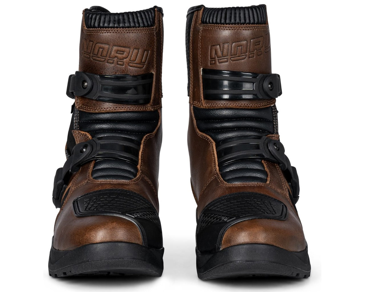 Light Adventure Riding Boot Noru Hakken Leather Adventure Riding Boot Waterproof Brown – Koup's ...