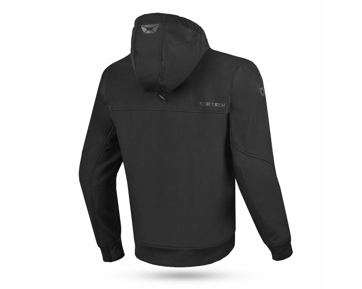 Cortech Meta Hoodie Waterproof Riding Jacket Black 