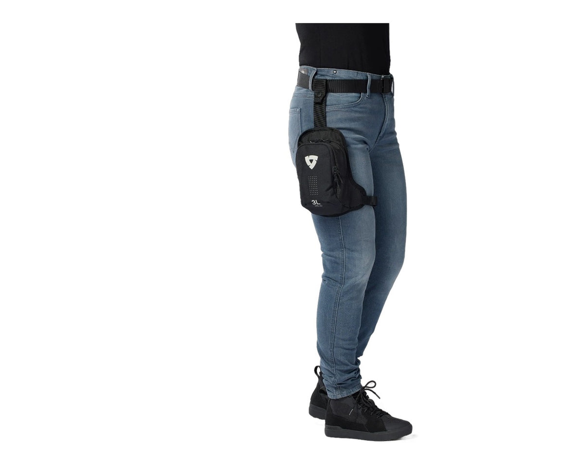 Rev'it Leg Thigh Bag NODE Black FLU010