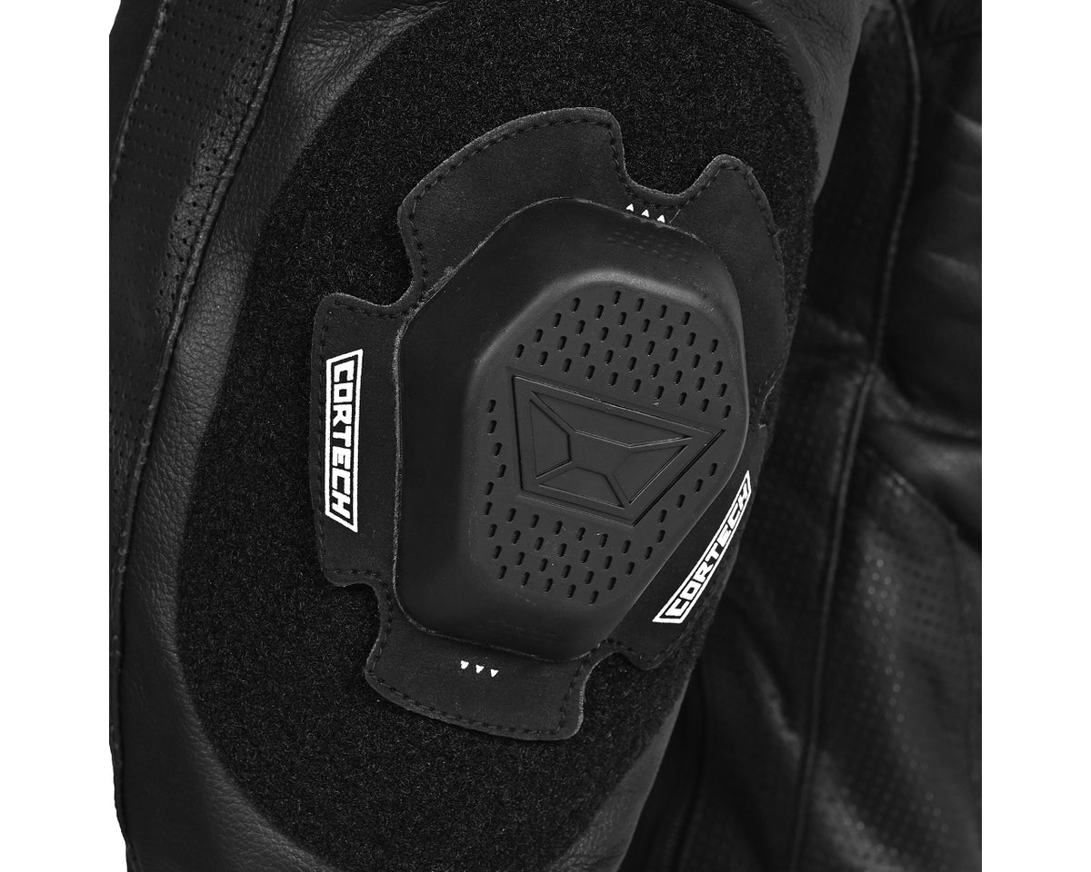 Cortech REVO Leather Motorcycle Sport Pants Black 