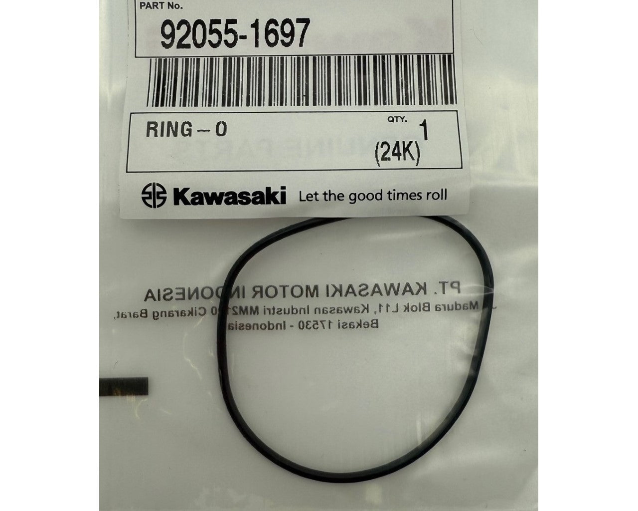 Kawasaki Valve Cover Cap O-Ring KLX140 92055-1697