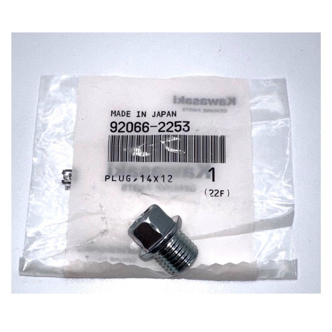 Kawasaki OEM Oil Drain Bolt Mule SX 610 4010 92066-2253