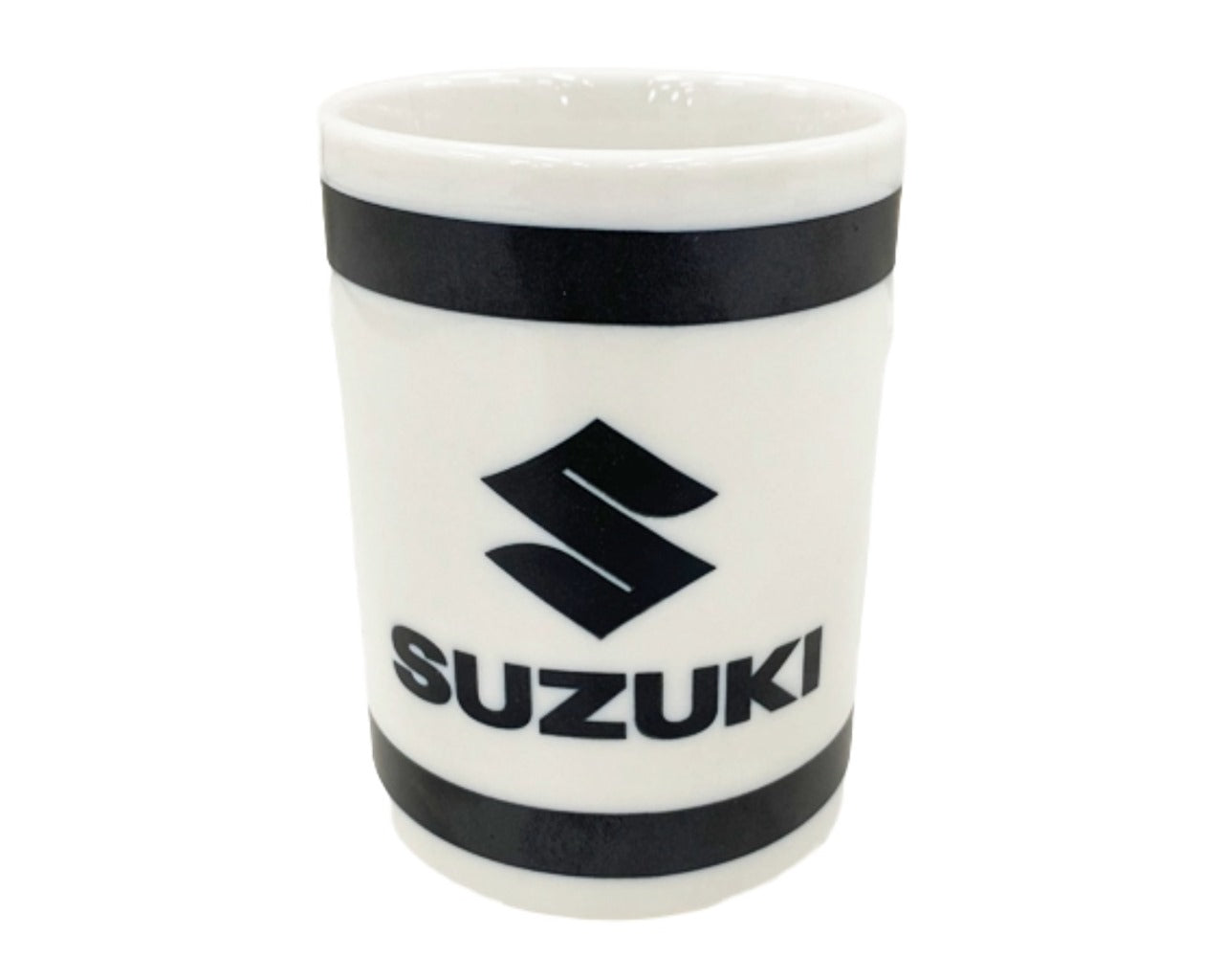 Suzuki Yunomi Black Suzuki Logo 8oz Porcelain Mug 99000-79NM0-341