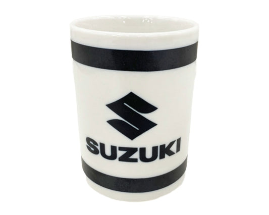 Suzuki Yunomi Black Suzuki Logo 8oz Porcelain Mug 99000-79NM0-341