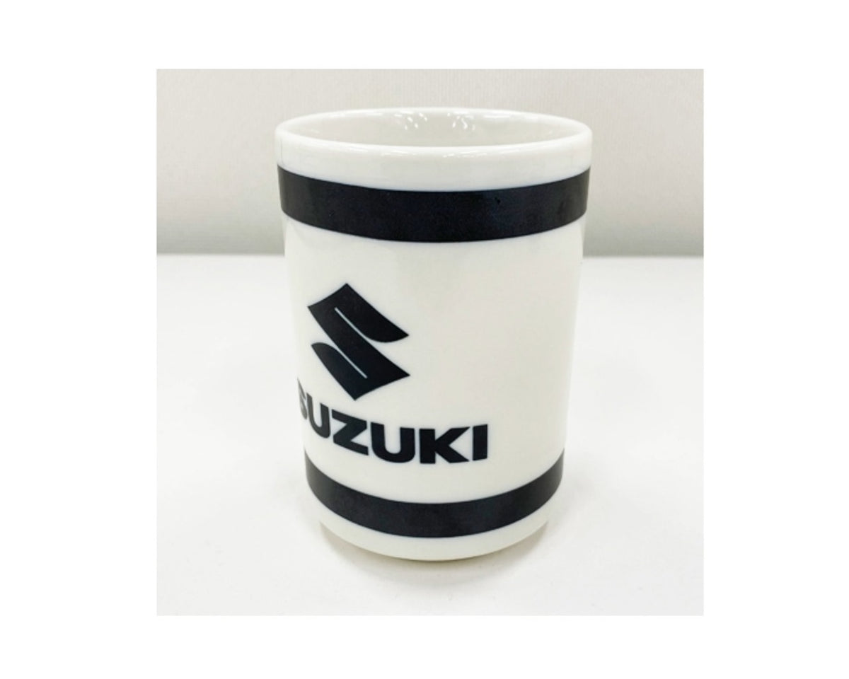 Suzuki Yunomi Black Suzuki Logo 8oz Porcelain Mug 99000-79NM0-341