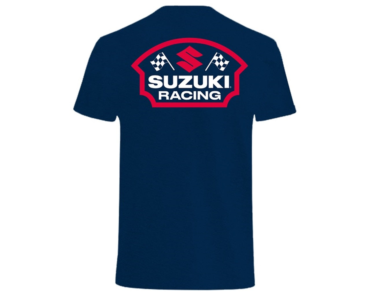 Suzuki Racing Checkered Flag T-Shirt Navy 