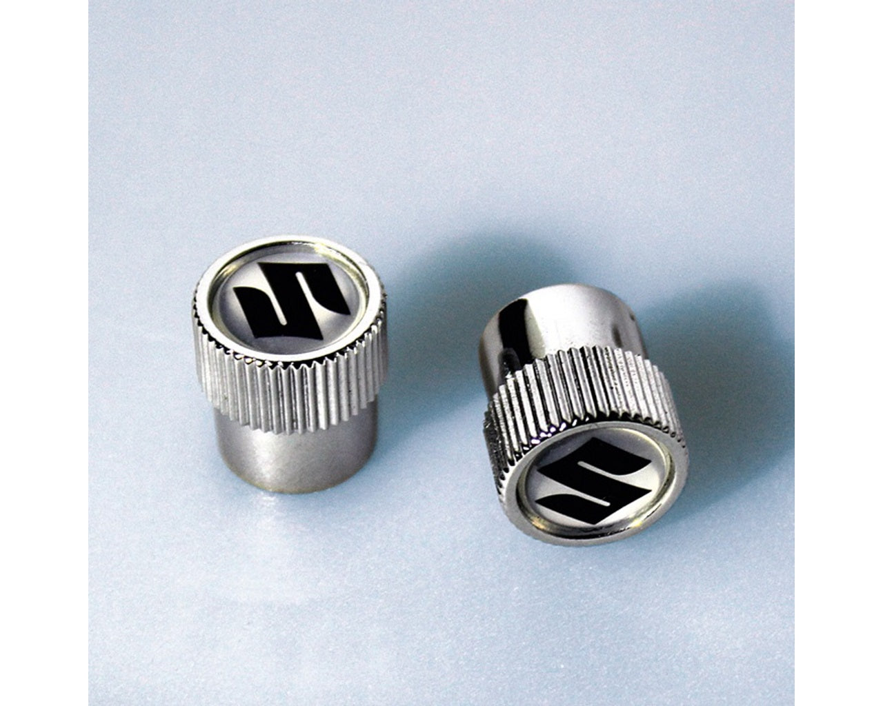 Suzuki Logo "S" Valve Stem Cap Silver 990A0-19069-SIL