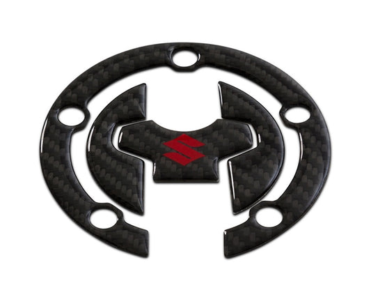 Suzuki Carbon Fuel Cap Decal Kit GSX-S1000 SV650 V-Srom 1050 990A0-64084