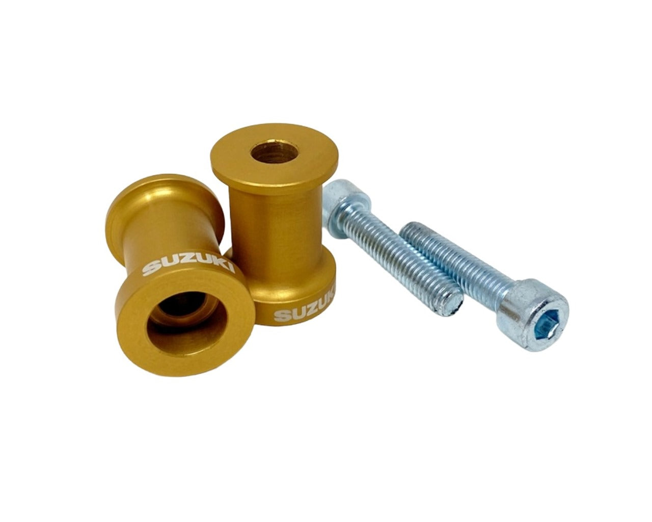 Suzuki Swingarm Spool Set 8mm Gold 990A0-65350-GLD
