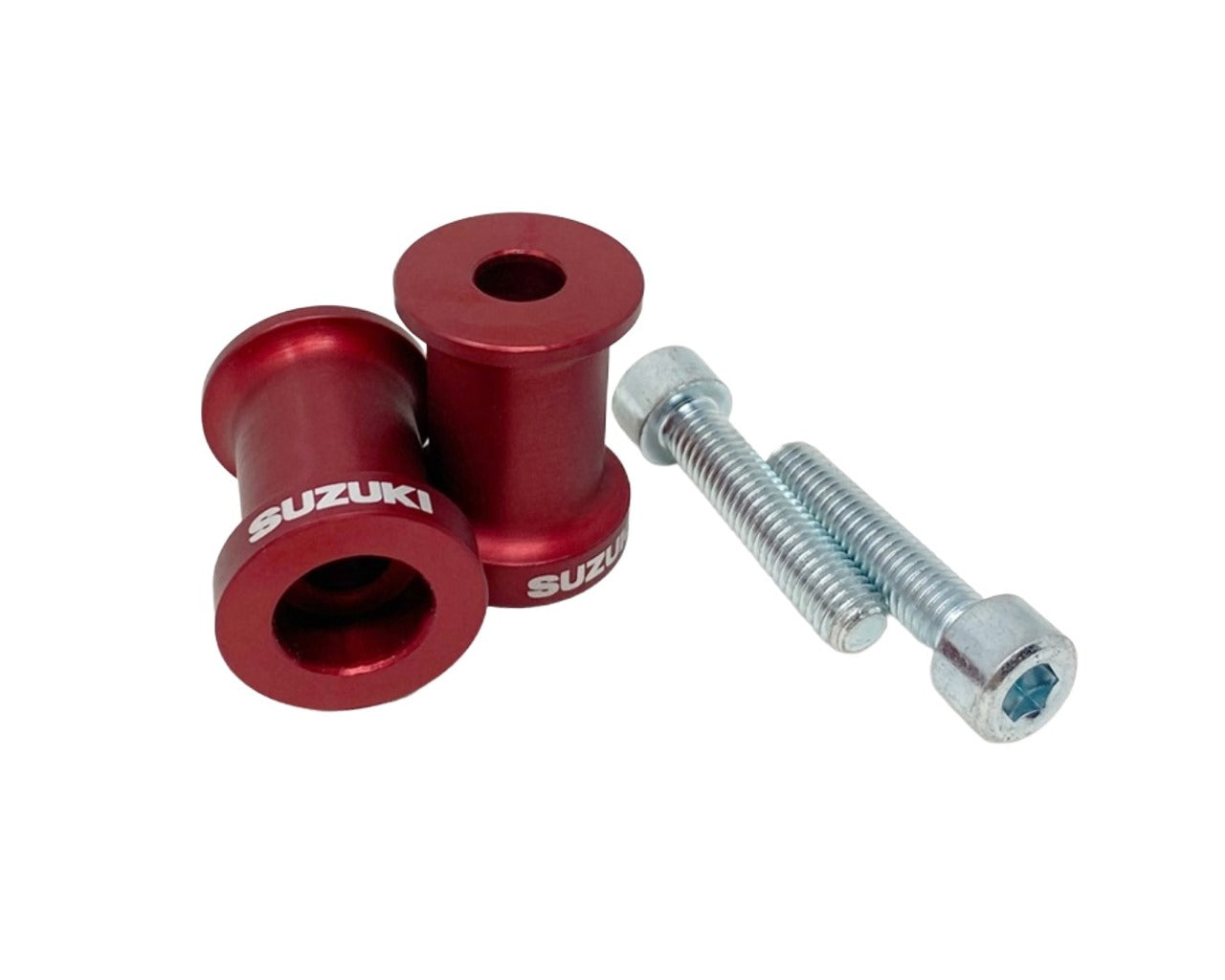 Suzuki Swingarm Spool Set 8mm Red 990A0-65350-RED