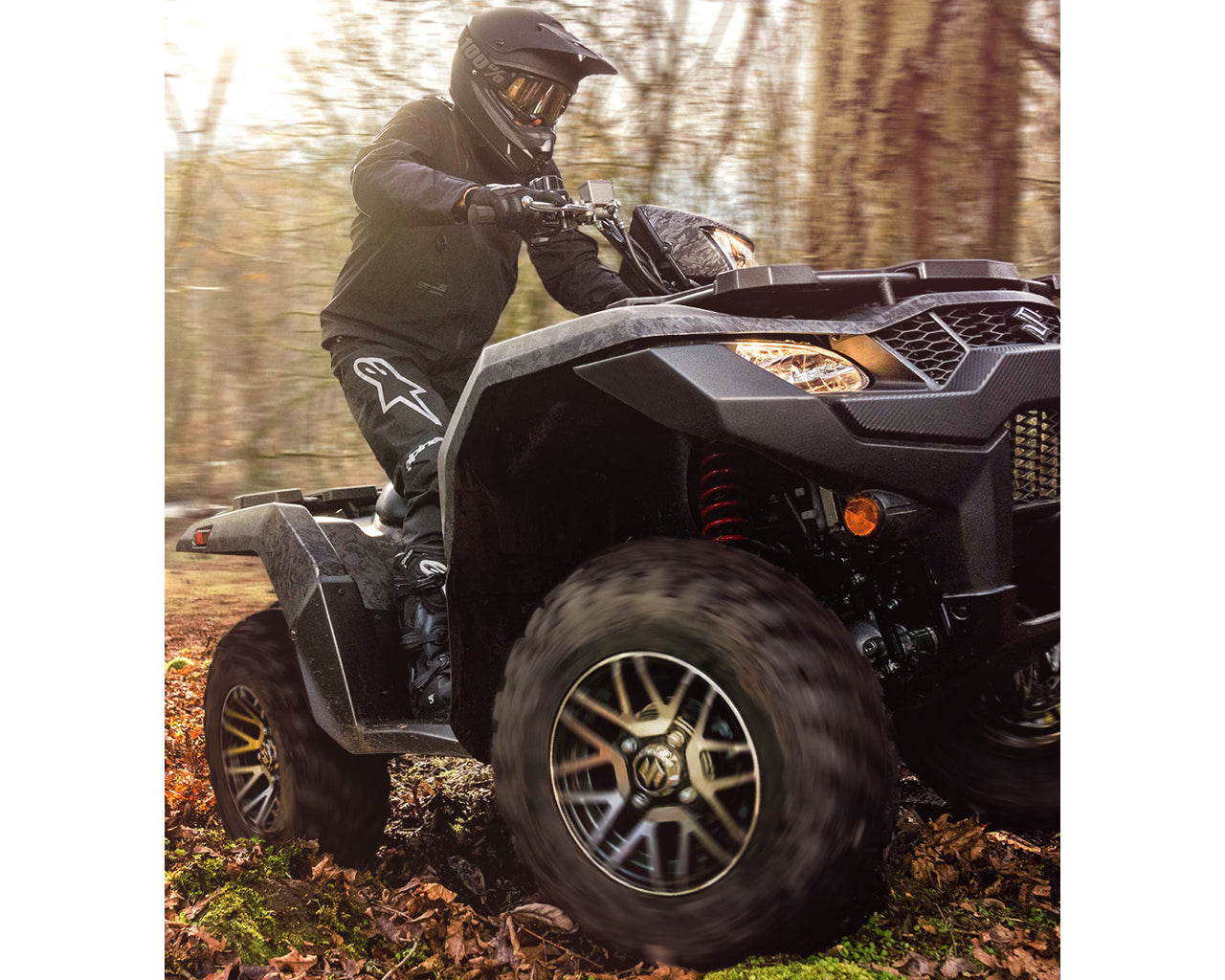 Suzuki KINGQUAD ATV Full Cover Black Fits All Kingquads 990A0-66040