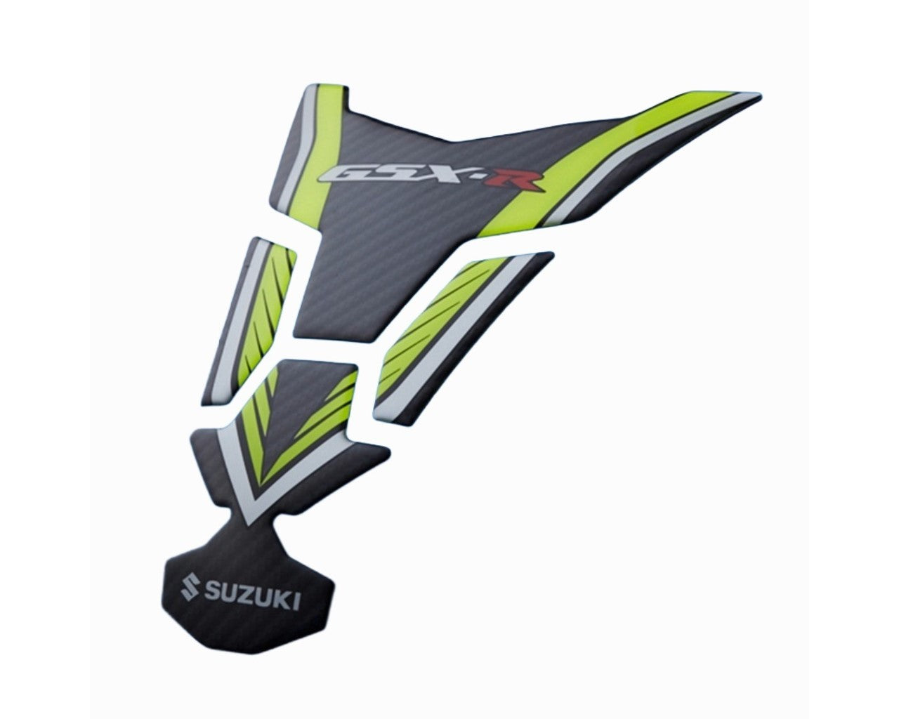 Suzuki Carbon & Yellow Gas Tank Pad - GSX-R1000 2017-2026+ 990D0-17KA1-PAD