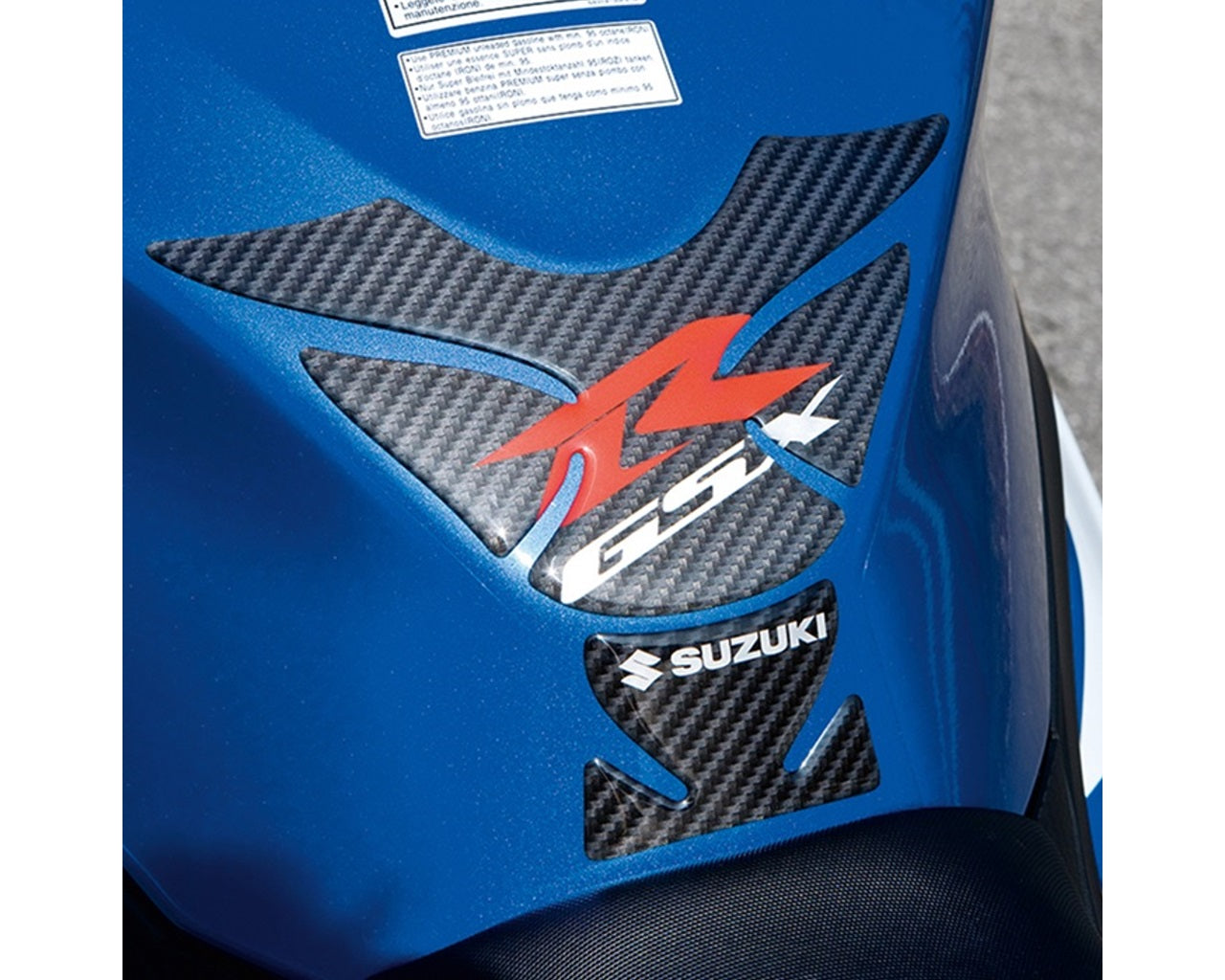 Suzuki Carbon Fiber Look Gas Tank Pad GSX-R1000 2009-2016 990D0-47H01-CRB