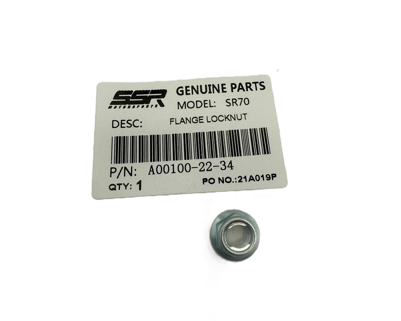 SSR Motorsports Flange Lock For Engine Bolt M8 SR110 SR125 A00100-22-34