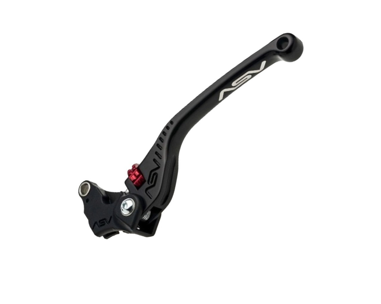 ASV Inventions Shorty F3 Clutch Lever Red Dial Kawasaki ZX6R 2007-2018 ZX10R 08-2015 CRF341-SK