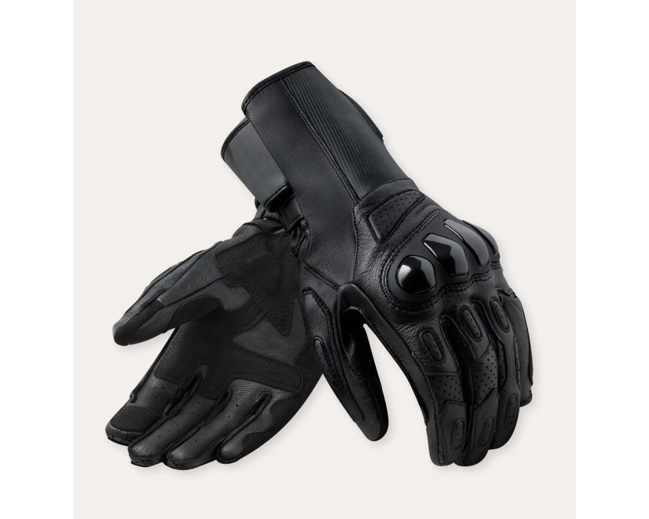 REV'IT! Men's Metis 2 Sport Motorcycle Gloves Black 