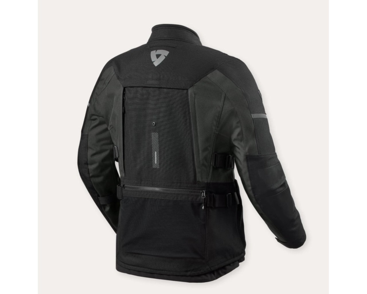 REV'IT! Men's Sand 5 H2O Adventure Touring Motorcycle Jacket (Black/Anthracite) Black 